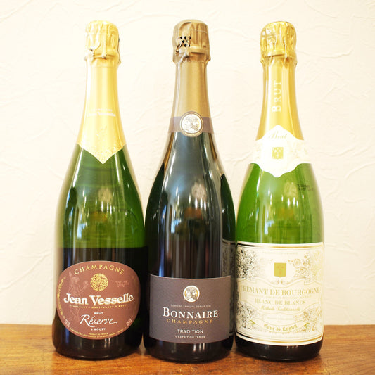 【12/5より出荷開始】2025年末ワイン福袋 “シャンパーニュ & 泡 3本セット”
