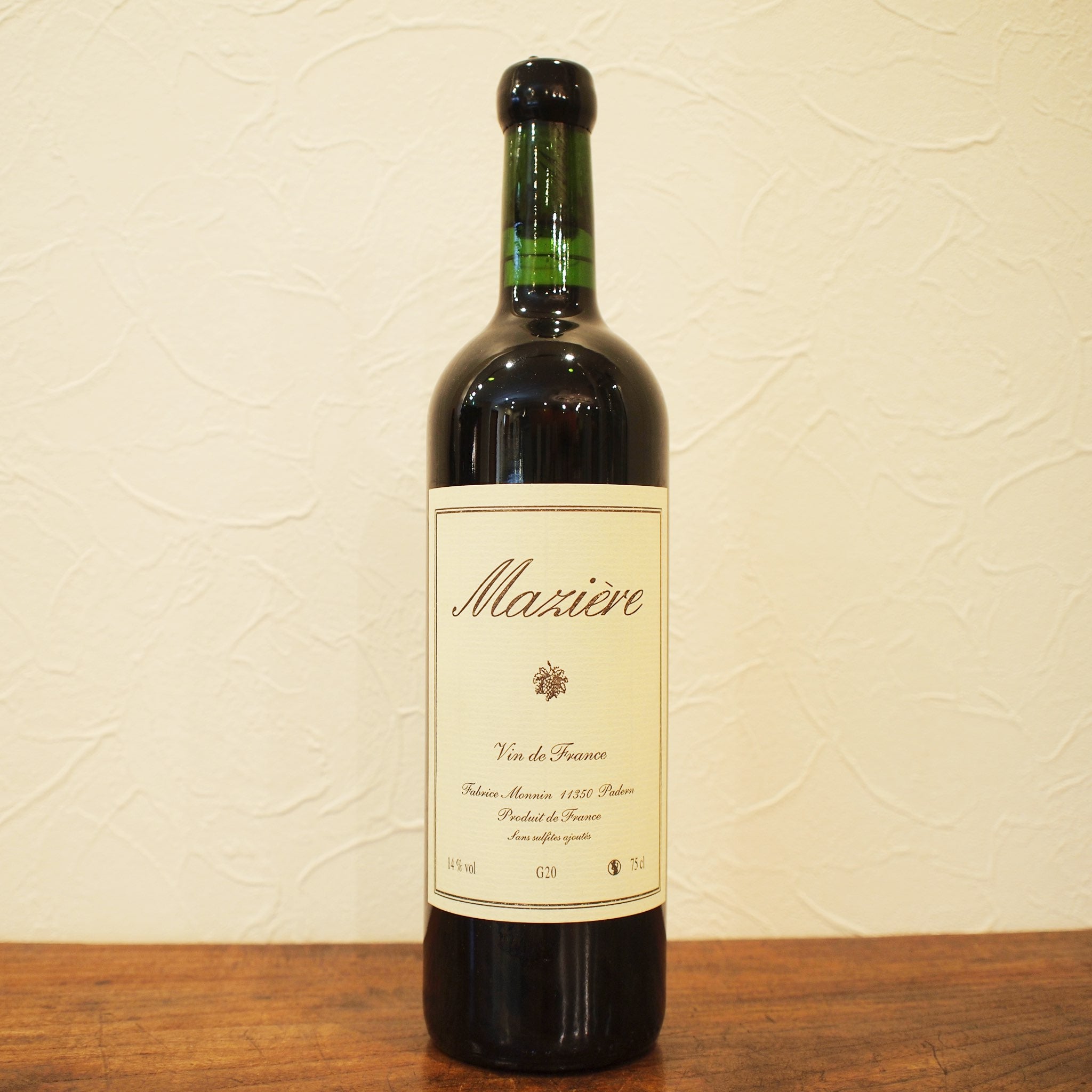 G20 2020 / マズィエール（ファブリス・モナン） – wineshop recork