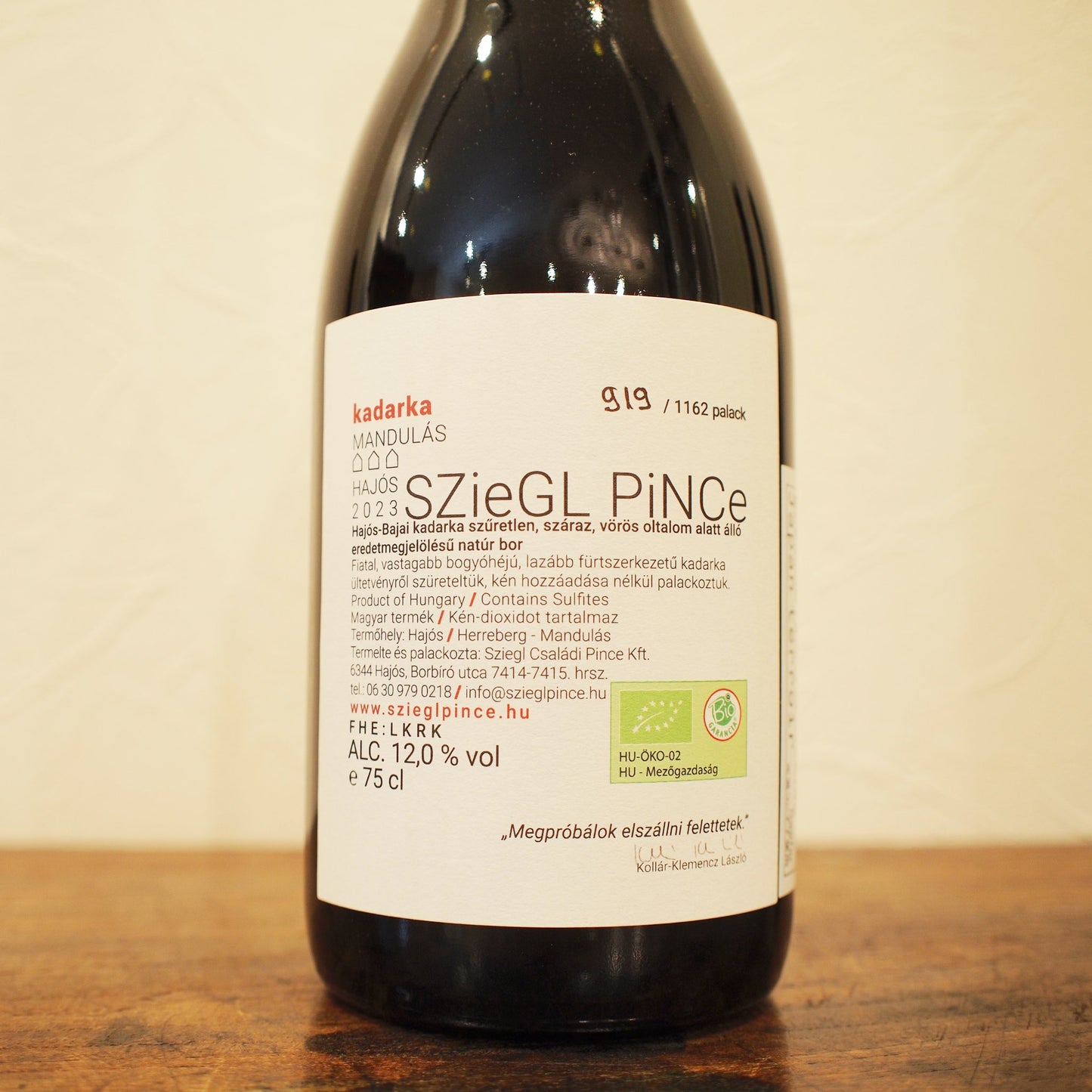 カダルカ マンデュラス 2023 / シーグル・ピンツェ